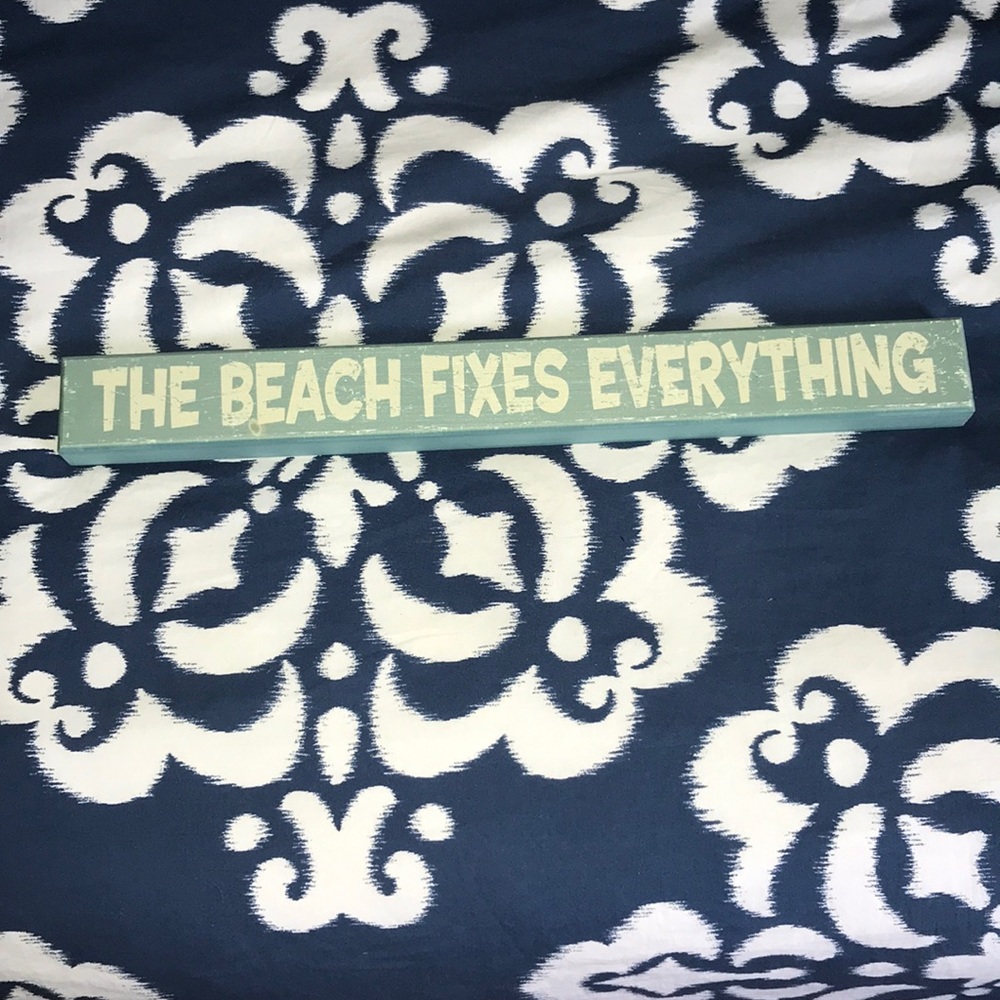 Beach sign